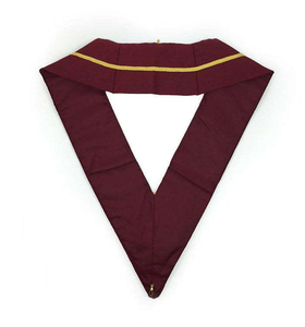 Cadena de insignias masónicas bordadas a medida de alta calidad con collar, fabricante de insignias masónicas, solicite precios al por mayor. - Product Image 6