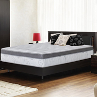 12 Zoll Hybrid-Matratze Gel-Memory-Schaum Queen King Size Federkernmatratze in einer Box Modern 10 Jahre Garantie