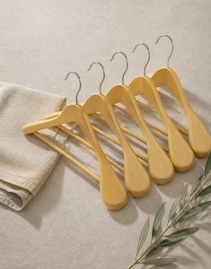 Handmade wooden clothes <b>hangers</b> Durable wood <b>hanger</b> for clothes Low MOQ wooden <b>hangers</b> for top selling - Product Image 1