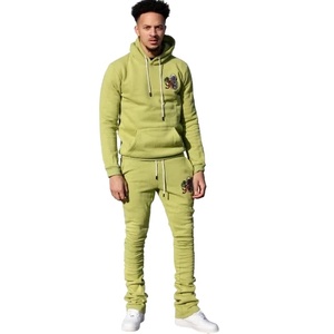 Chándal deportivo para correr liso de alta calidad para hombre, nuevo diseño, superventas, talla grande, Invierno/otoño 2025 - Product Image 1