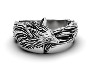 925 Sterling <b>Silver</b> Black Oxidized <b>Cross</b> Punk Cocktail <b>Ring</b> for Party - Product Image 1