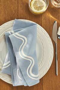 Manteles individuales Bearfit hechos a mano, bordados, 100% algodón, lona orgánica, ecológicos, estilo europeo - Product Image 5