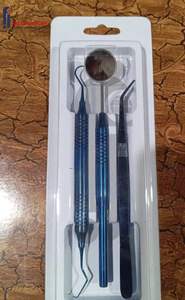 Kit d'examen dentaire en acier inoxydable pour usage professionnel : miroir de blanchiment dentaire, détartreur, pinces, instruments chirurgicaux de base - Product Image 3
