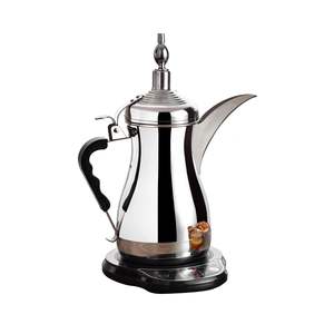 Cafetière électrique en acier inoxydable, type Dallah, avec base à induction et contrôle de la température, pour usage domestique et hôtelier - Product Image 1