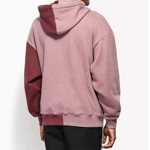 Sudadera con Capucha Unisex de Dos Tonos, Personalizada, Extra Grande, de Algodón Grueso, para Ropa Urbana, Venta al Por Mayor - Product Image 2