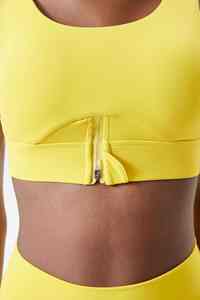 บราออกกำลังกายแบบซิปหน้า ดีไซน์ใหม่ล่าสุด เซ็กซี่ กันกระแทก เหมาะสำหรับโยคะ ฟิตเนส กีฬา ออกกำลังกาย สำหรับผู้หญิง - Product Image 2