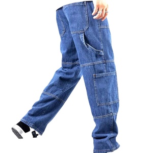 Proveedor de alta calidad al por mayor, nuevo diseño, ropa de moda, estilo holgado, pantalones vaqueros para hombre, lo último en ropa de calle elegante para hombre, pantalones vaqueros - Product Image 4