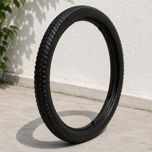 Llanta de Bicicleta BMX Resistente de 18 Pulgadas con Neumático Clincher y Aro de Plástico para Niños de 3 a 12 Años, Paseo Seguro y Suave, Material EVA - Product Image 1