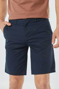 Shorts Bermuda Homme Rose Uni en Coton Oxford Respirant avec Fermeture Boutonnée Taille Mi-Haute Style Décontracté Logo Avant et Poches - Product Image 3
