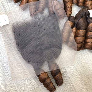 วิกผมคนแท้แบบชาวเวียดนามจาก100% ผมต่อแบบหยิกหยักศกสีน้ำตาลเข้มเข้ม - Product Image 6