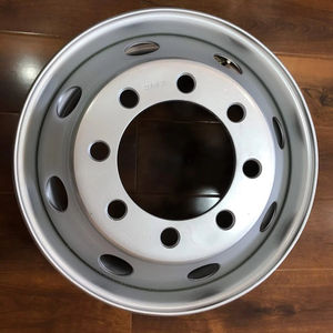 Nouvelles roues de camion Foton 11R22.5 en alliage d'aluminium forgé, finition argentée, roues de remplacement - Product Image 1