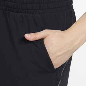 Shorts Bermuda noirs pour homme, taille élastique, poches, respirants, tricotés, décontractés, sportifs - Product Image 6