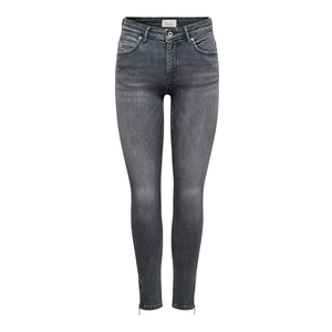 High Ladies Skinny Mid-Waist Jeans Latest Design <b>Denim</b> Grey Bottom Zipper <b>Stretch</b> Pencil <b>Denim</b> Pants High Pockets Made Cotton - Product Image 4