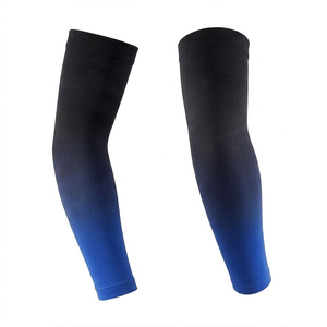 Five B Custom Design Logo <b>Compression</b> <b>Arm</b> <b>Sleeves</b> UV Protection Cooling Plus Size Unisex for Cycling Running Biking Riding - Product Image 6