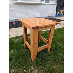 Handcrafted Rustic <b>Pine</b> Wood Side <b>Table</b> - Wholesale from India - Product Image 4