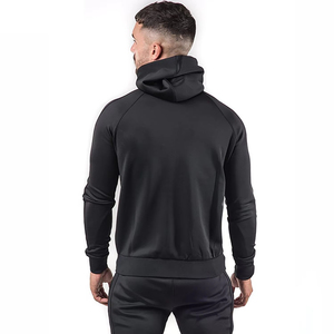 Conjunto Deportivo de Alta Calidad para Hombre, Sudadera con Capucha de Felpa de Algodón, Pantalones Deportivos con Cierre Completo, Ropa Deportiva Informal con Logotipo Personalizado - Product Image 3