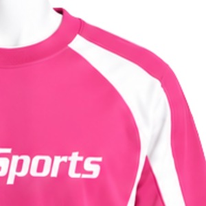 <b>Pink</b> Contrast Panel Crew Neck <b>Sweatshirt</b> Long Sleeve Men Athletic Pullover Modern Casual Workout Training Sportswear Wholesale - Product Image 5