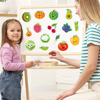Autocollants magnétiques pour enfants, ensemble de jeu magnétique éducatif, jouets magnétiques réutilisables pour l'apprentissage et le jeu créatif des enfants