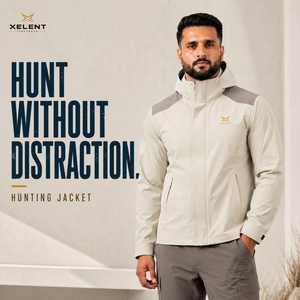 Veste technique de chasse pour homme, coupe-vent, en nylon laminé 3 couches, de luxe, pour activités urbaines et extérieures, personnalisable OEM avec logo frontal - Product Image 5