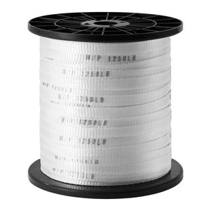 Nastro di trazione in poliestere da 1/2 pollice x 528 piedi, corda piatta Mule, capacità di trazione 1250 libbre, nastro stampato per trazione cavi, fascette per cavi - Product Image 3