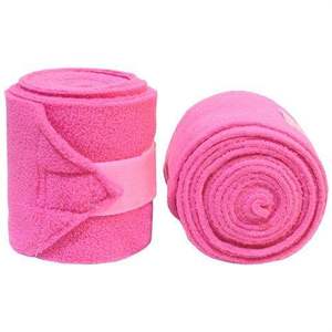 Tough Tack Set assorti équestre : Tapis de selle matelassé en coton rose à motifs floraux 50x50x40cm et Couvre-sonnettes imprimées par sublimation personnalisée - Product Image 5