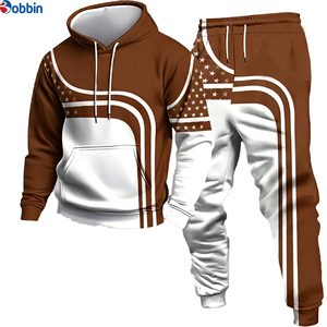 Chándal de invierno personalizado con logo, informal, de tejido grueso, con estampado 3D, creativo, artístico, de forro polar, unisex, transpirable, para exteriores, con capucha. - Product Image 4