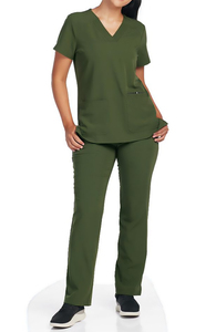 Professional <b>Doctors</b> Nurses Scrubs <b>Set</b> Summer Hospital Uniform Jogger Fit Summer Medical Scrubs Uniform <b>Set</b> Unisex Nursing - Product Image 5