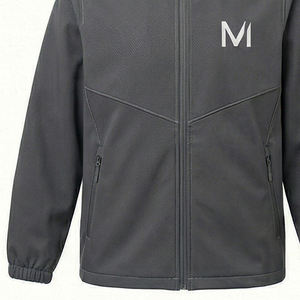 Veste d'hiver unisexe moderne à capuche, imperméable, style streetwear, avec logo personnalisé, légère, coupe-vent d'extérieur pour entreprise - Product Image 2