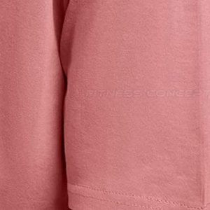 Camiseta de Algodón de Color Sólido para Hombre, Cuello Redondo, Manga Corta, Corte Regular Informal, Jersey Azul, Tejido Liso Teñido - Product Image 6