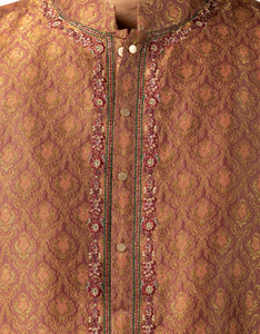 Men's Teal Cotton Modest Salwar Kameez <b>Long</b> Sleeve Casual Daily Wear Ethnic Outfit India Pakistan Style Modern Design Breathable - Product Image 5