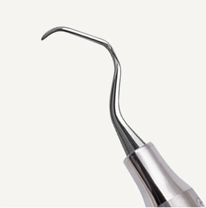 Curette universelle double extrémité 17/18 pour instrument de détartrage parodontal dentaire, en acier inoxydable chirurgical avec manche creux - Product Image 4