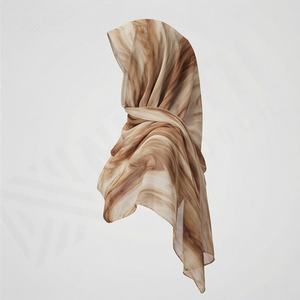 Hiyab de Chifón Estampado Estilo Bohemio, Pañuelo Largo de Verano con Protección Solar, Suave, Transpirable, de Primera Calidad, Elegante - Product Image 3