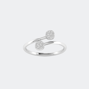 0.30CTW 10k Gold Lab Grown Diamonds Round Bezel <b>Cluster</b> Setting Minimalist IGI Certified Ring - Product Image 6