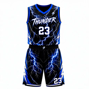 Custom Team Basketball Uniform Set Premium Polyester Breathable Basketball Jersey and Shorts for Men <b>Women</b> and Youth Players - Product Image 1