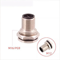 Arnés de Cables M12 Codificado C, Macho y Hembra, Moldeado, de Aleación de Cobre, Impermeable IP67, de 3, 4, 5 y 6 Pines