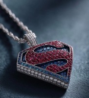 Pendentif en diamant de qualité export pour femme, collier avec pierre étincelante, bijoux de mode pour un usage quotidien, disponible au prix export.