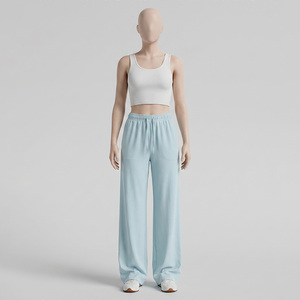 Women's Active Wear Sport Sets Short Top Regular Fit Legging 2 Piece <b>Polyester</b>/Cotton Fabric Gym Wear Quick Dry Vintage - Product Image 1