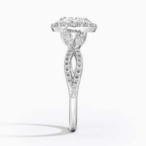 Anillo BOJ 0123 con Corte Ovalado, Plata 925, Lujoso Anillo Solitario con Diamante de 2ct, Color D, Claridad VVS1, Moissanita con Certificación GRA - Product Image 3