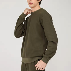 Ensemble de jogging 2 pièces en coton personnalisé pour homme, léger, thermique, durable et écologique pour adultes, pour l'automne - Product Image 1