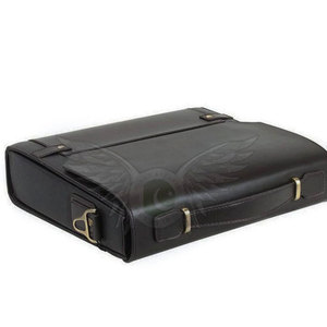 Sac à Ordinateur Portable en Cuir Véritable pour le Bureau et les Voyages, Organisateur Spacieux et Durable pour Appareils et Accessoires Professionnels - Product Image 2