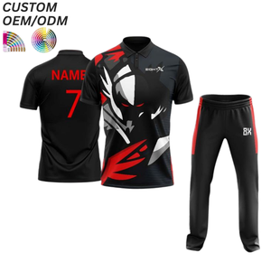 Camiseta de Cricket Sublimada Personalizada, Ropa Deportiva de Equipo, Logotipo Frontal, Transpirable, Secado Rápido, Soporte OEM ODM para Suministro al por Mayor - Product Image 5