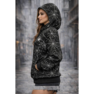 Sweat-shirt unisexe à thème araignée, en polaire écologique respirant, 350g, séchage rapide, imprimé par transfert thermique, streetwear personnalisé - Product Image 5