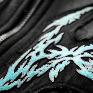 Wholesale Custom Oversized <b>Gothic</b> Zip Up Heavyweight Embroidered Streetwear Unisex OEM ODM Private Label Hoodie - Product Image 4