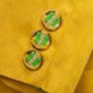 Blazer Dorado AKA Golden Soror para Mujer, Chaqueta de Manga Larga Entallada, Elegante Abrigo Formal de Negocios, Solapa Clásica, Moda de Oficina - Product Image 3