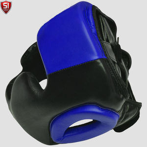 Premium Quality Cowhide Leather MMA Head Guard Protective Gear Sparring Helmet for Boxing and Fighting <b>Dummy</b> Type - Product Image 2