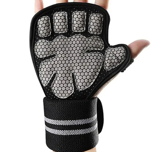 Coussinets de protection pour les paumes en caoutchouc naturel PVC de haute qualité, couleur personnalisée, pour la musculation et l'haltérophilie - Ajustables - Product Image 2
