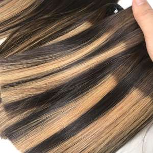 วิกต่อผมแท้แบบ100% ผมมนุษย์ติดหนังกำพร้าที่ด้านหน้าผมมนุษย์ทำจากกระดูกตรงความละเอียดสูงด้วยลูกไม้ตามธรรมชาติ - Product Image 5