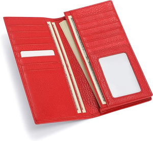 กระเป๋าสตางค์ผู้ชายแบบยาวคุณภาพสูง ป้องกัน RFID อย่างปลอดภัย หนังแท้พรีเมียม ดีไซน์เรียบหรู ผลิตจากโรงงาน OEM ขายส่ง พร้อมช่องใส่บัตร - Product Image 6