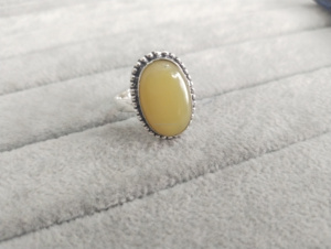 New Arrival Real Crystal <b>Ring</b> Original Yellow <b>Opal</b> Handmade Jewelry Adjustable Premium <b>Rings</b> Unisex <b>Men</b> Women Bulk Gift - Product Image 5