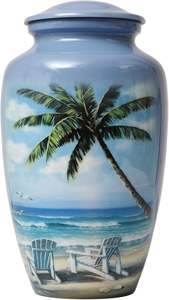 Urne funéraire artisanale en métal pour cendres humaines, 220 pouces cubes, vase de table personnalisé, OEM - Product Image 4